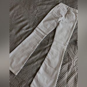 NWOT Super cute high waisted striped flare jeans